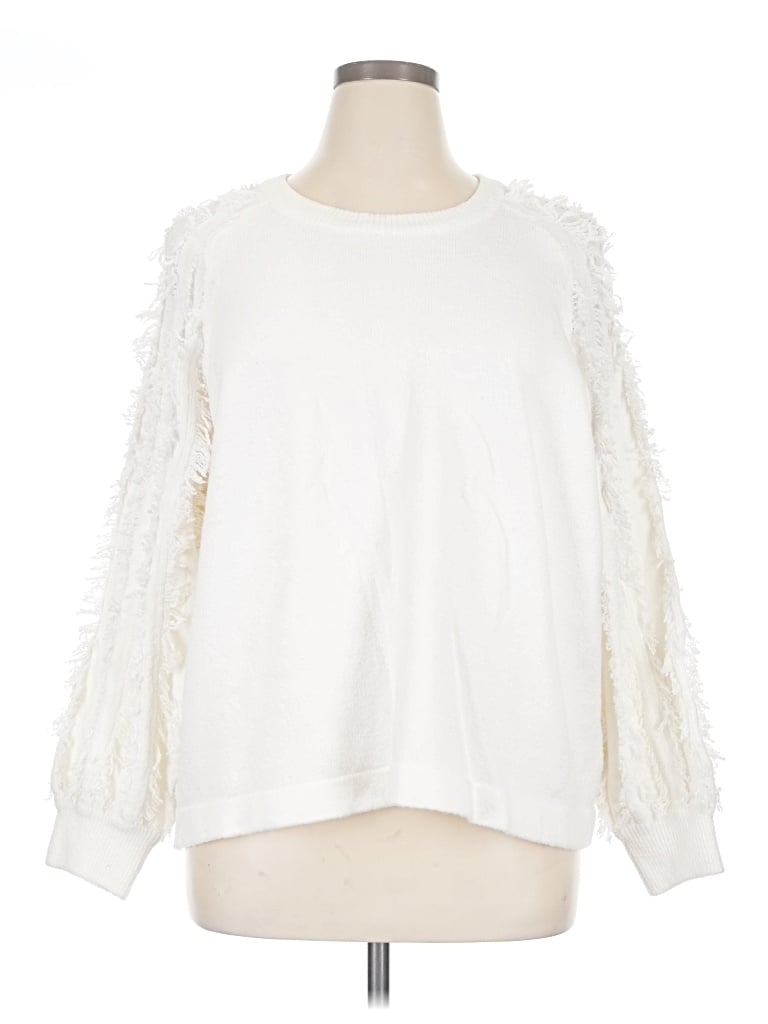 Pre-owned 1.state Sweatshirt In White