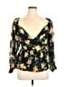 Venus 100% Polyester Black 3/4 Sleeve Blouse Size 14 - photo 1
