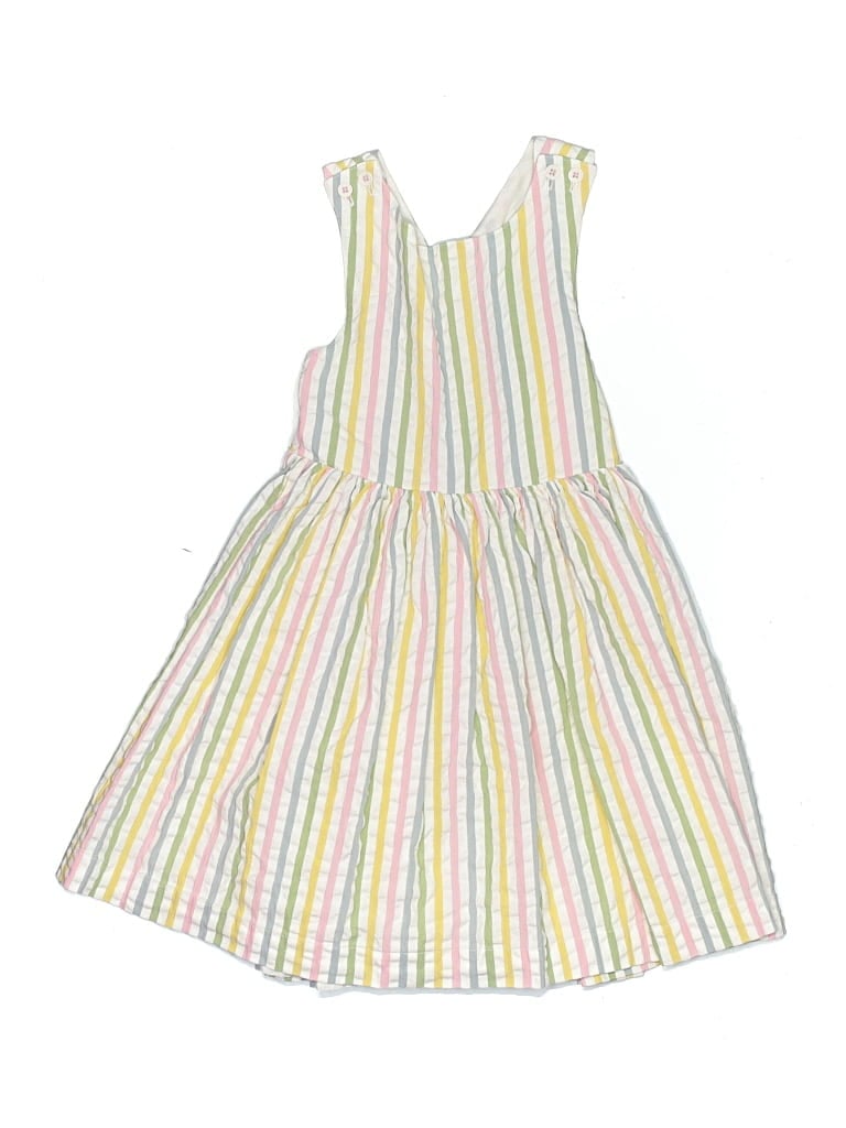 Pre-owned Mini Boden Kids' Dress In Yellow