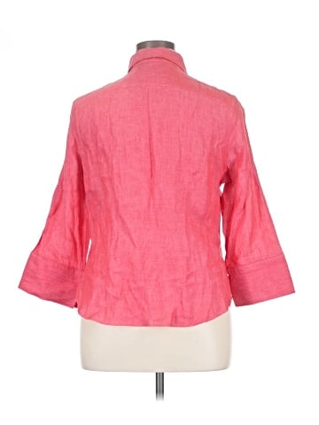 Faconnable 3/4 Sleeve Button-Down Shirt (view 2)