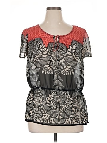 Mossimo Short Sleeve Blouse (view 1)