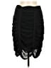 Solitaire 100% Polyester Solid Black Casual Skirt Size M - photo 1