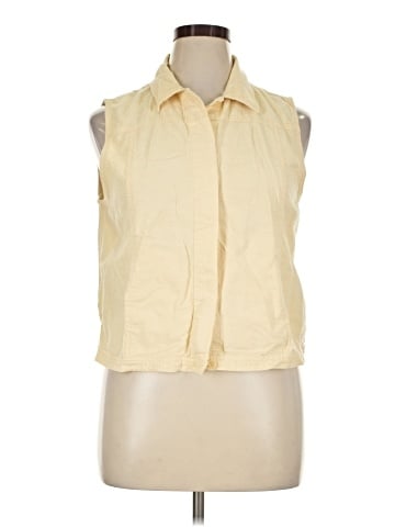 Christopher & Banks Sleeveless Button-Down Shirt (view 1)