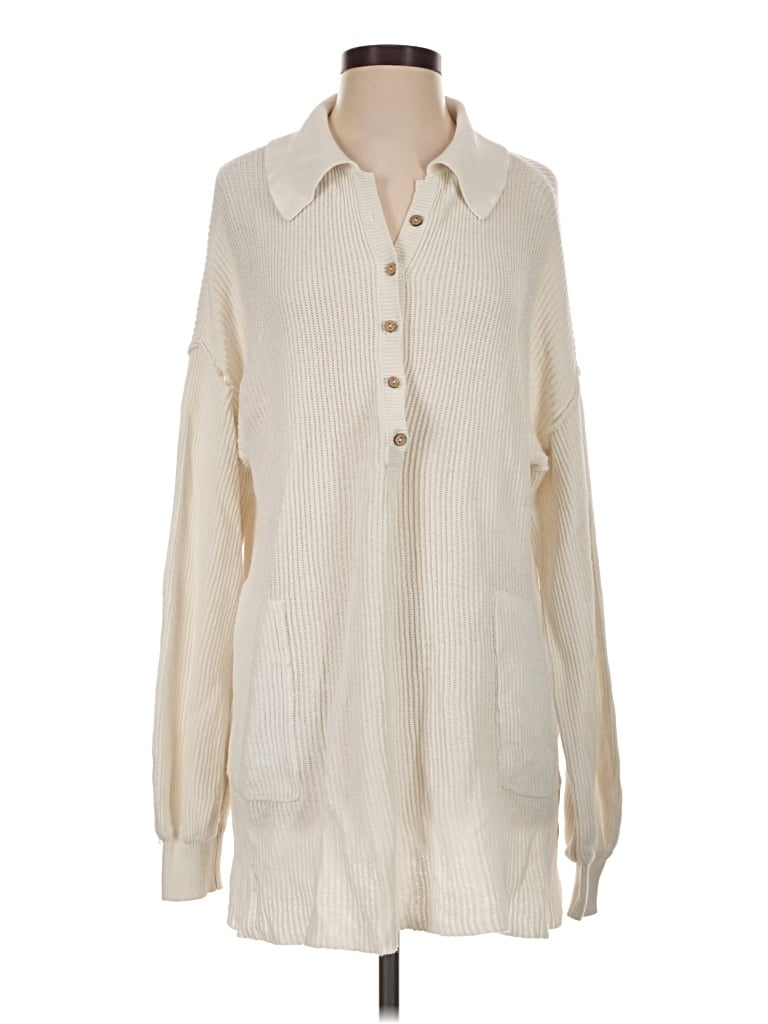 Pre-owned Fp Beach Pullover Sweater In Ivory