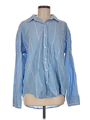 American Eagle Outfitters Long Sleeve Button-Down Shirt (view 1)