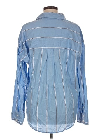 American Eagle Outfitters Long Sleeve Button-Down Shirt (view 2)