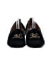 Ralph Lauren Bow Print Black Flats Size 10 - photo 2