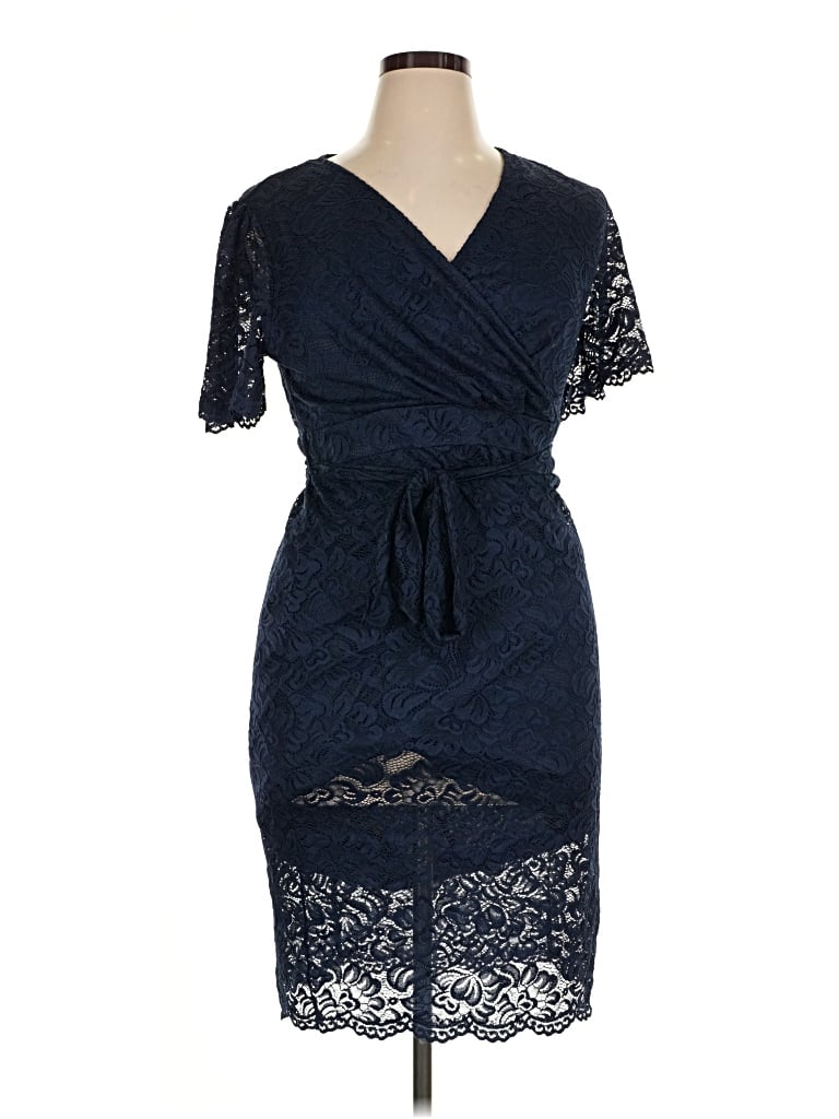 Pre-owned Grace Karin Cocktail Dress In Blue