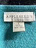 Appleseeds 100% Acrylic Teal Pullover Sweater Size L - photo 7