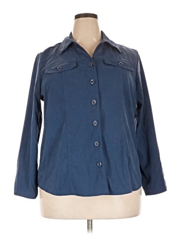 L.A. Blues 3/4 Sleeve Blouse (view 1)