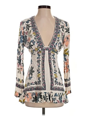 Free People 3/4 Sleeve Blouse (view 1)