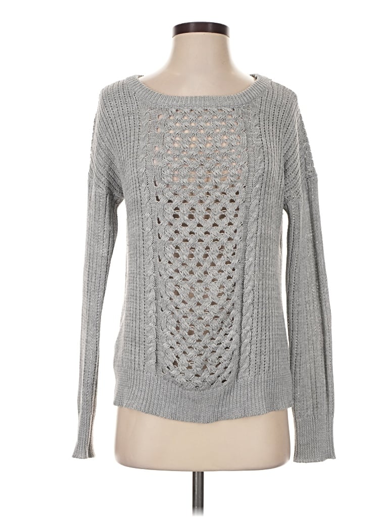 Pre-owned Hem & Thread Pullover Sweater In Gray