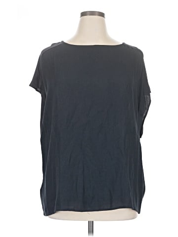 Violeta by Mango Short Sleeve Blouse (view 1)