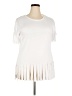 Love Ivory Short Sleeve Top Size 2X - photo 1