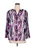 Versona 100% Polyester Purple 3/4 Sleeve Blouse Size XL - photo 1