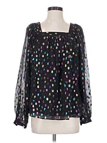 Kate Spade New York Long Sleeve Silk Top (view 1)