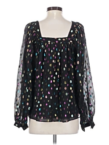 Kate Spade New York Long Sleeve Silk Top (view 2)