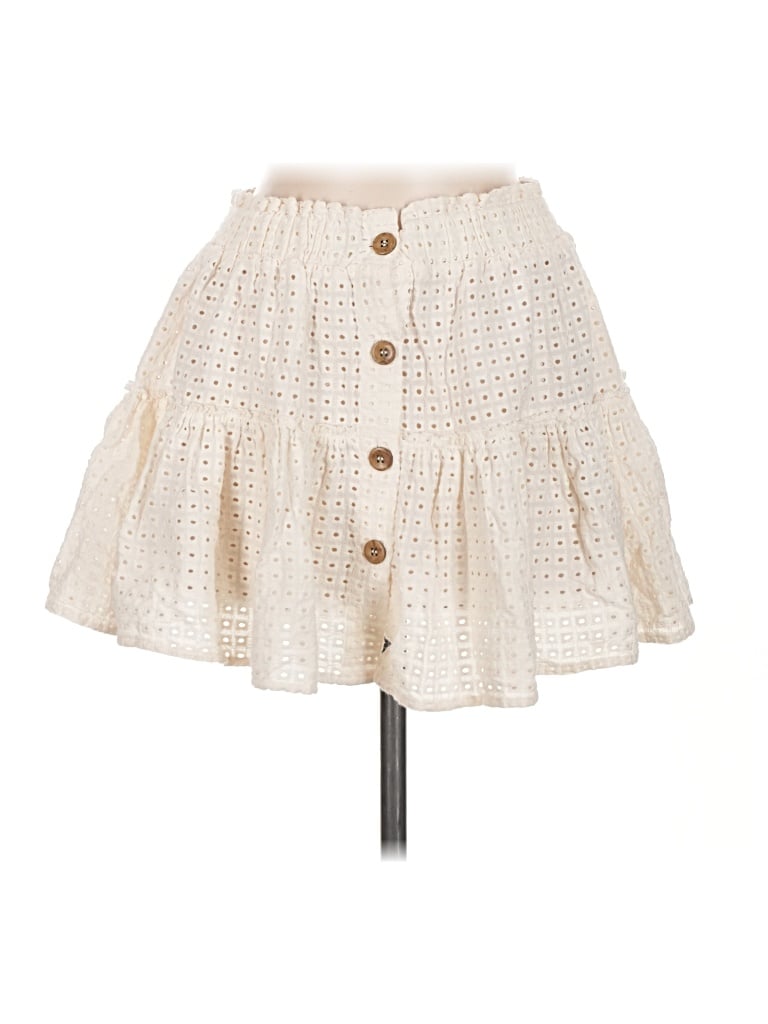 Pre-owned Eberjey Casual Skirt In Ivory