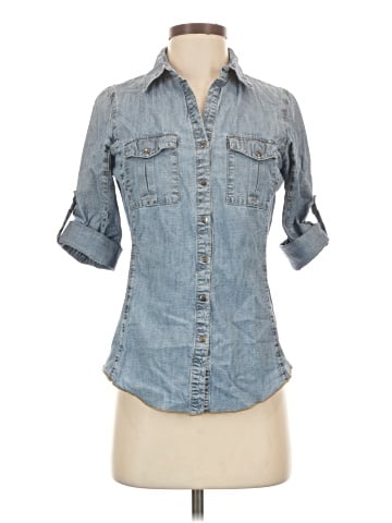 New Nexx York 3/4 Sleeve Button-Down Shirt (view 1)
