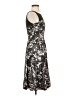 H&M 100% Polyester Graphic Gray Cocktail Dress Size 4 - photo 4