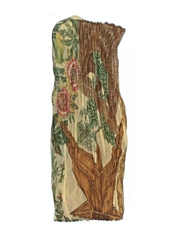 Hermès Silk Passiflores Plisse Scarf 90 (view 2)