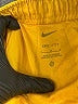 Nike 100% Polyester Solid Yellow Athletic Shorts Size L - photo 3