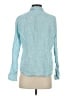 J.Crew 100% Linen Blue Long Sleeve Blouse Size S - photo 2