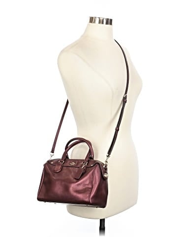 Coach Leather Satchel (view 2)