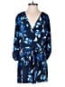 Yumi Kim 100% Silk Print Blue Romper Size S - photo 1