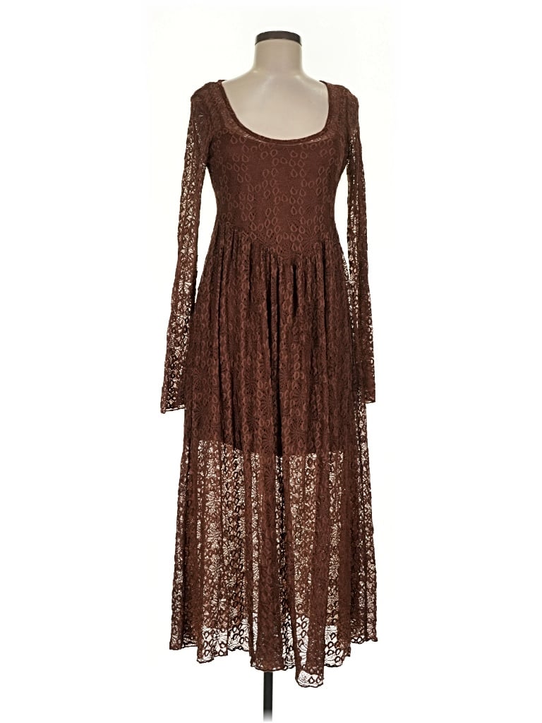 Pre-owned And Now This Cocktail Dress In Brown