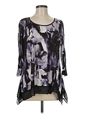 Simply Vera Vera Wang 3/4 Sleeve Blouse (view 1)