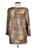 BonWorth Animal Print Gold 3/4 Sleeve Blouse Size L - photo 2