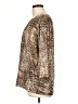 BonWorth Animal Print Gold 3/4 Sleeve Blouse Size L - photo 5