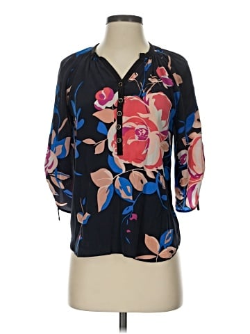 Yumi Kim 3/4 Sleeve Silk Top (view 1)