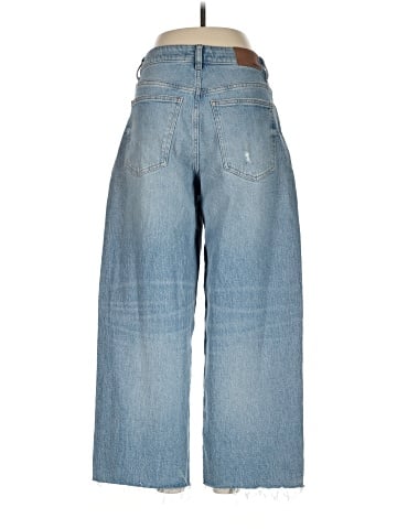 Madewell The Curvy Perfect Vintage Wide-Leg Crop Jean in Hallstead Wash (view 2)