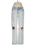 STUDIO BLUE Graphic Blue Jeans Size 29 waist - photo 1