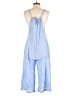 Haute Hippie Solid Blue Jumpsuit Size S - photo 2
