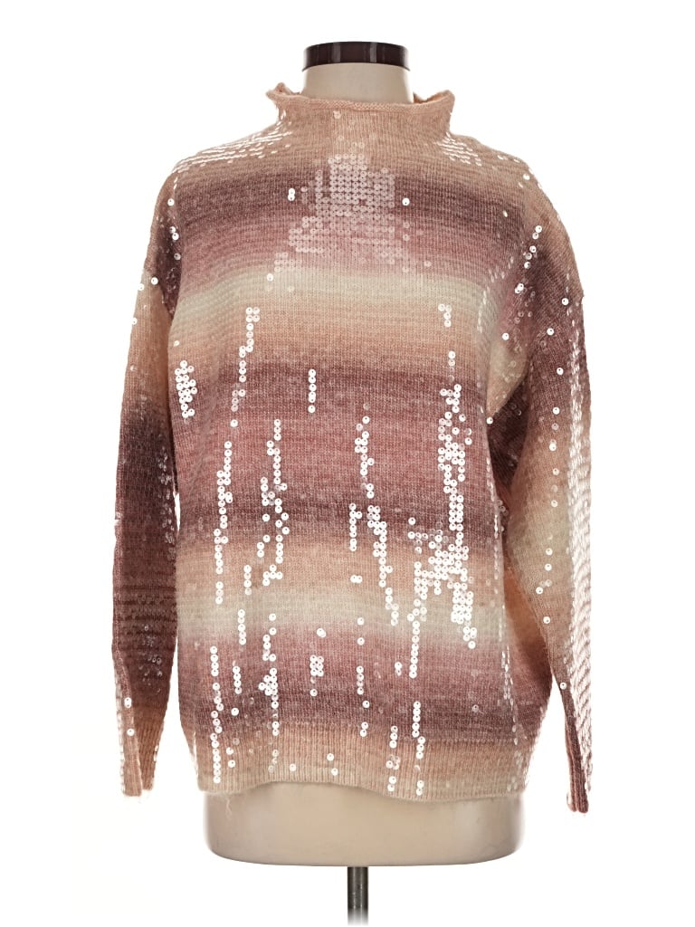 Pre-owned Vici Pullover Sweater In Brown