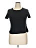 Ruby Rd. Black Short Sleeve T-Shirt Size XL (petite) - photo 1