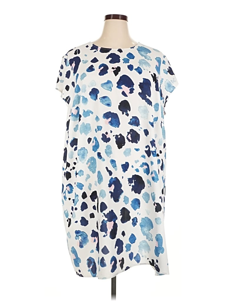 Pre-owned Eloquii Casual Dress In Blue