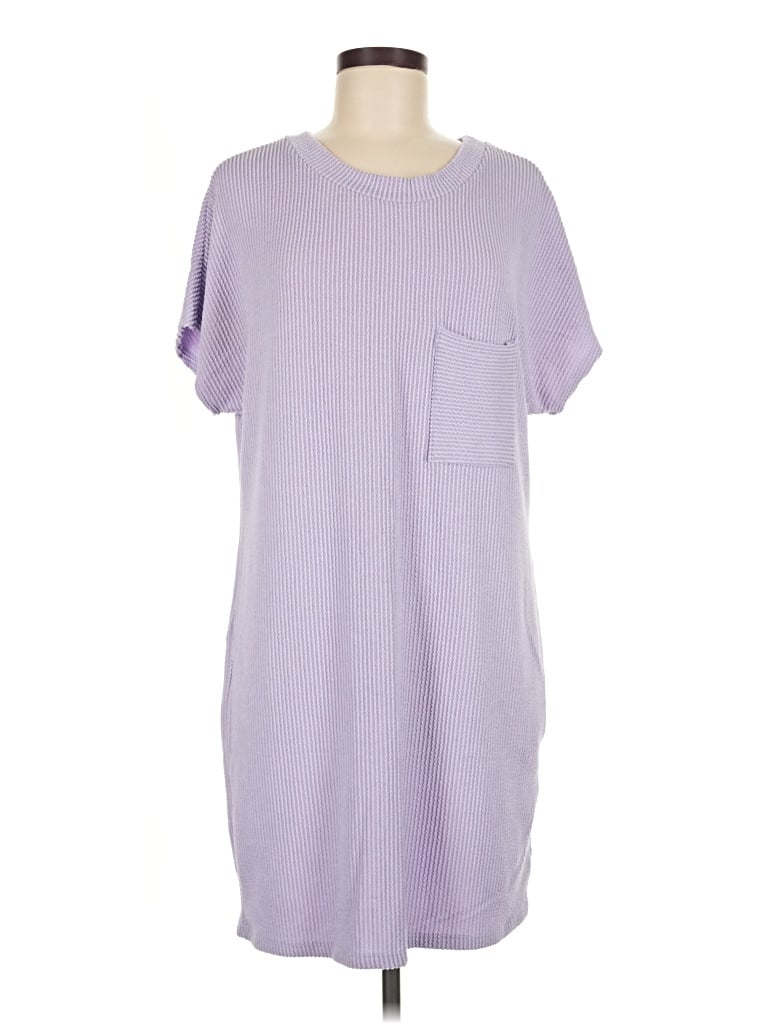Pre-owned Entro Casual Dress In Purple