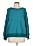 Umgee Color Block Teal Pullover Sweater Size L - photo 1