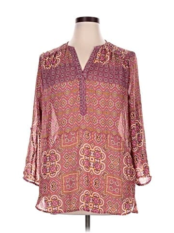 Tacera 3/4 Sleeve Blouse (view 1)