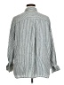 Old Navy Stripes Silver Long Sleeve Button-Down Shirt Size XL - photo 2
