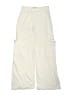 Zara Ivory Cargo Pants Size 10 - photo 1