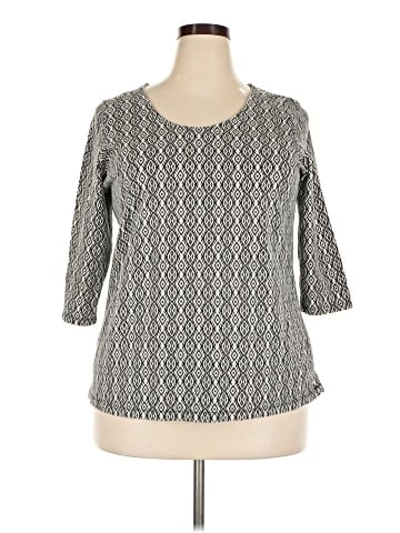 Jessica London 3/4 Sleeve Top (view 1)