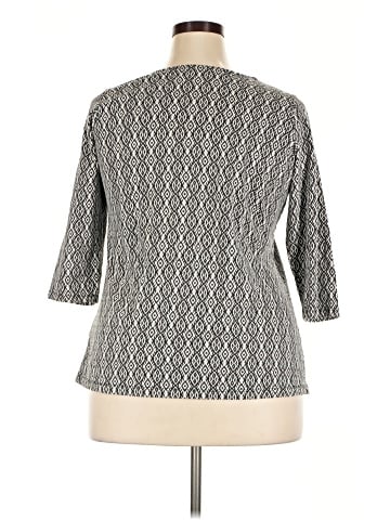 Jessica London 3/4 Sleeve Top (view 2)