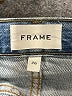 FRAME 100% Cotton Graphic Blue Denim Shorts Size 26 waist - photo 3