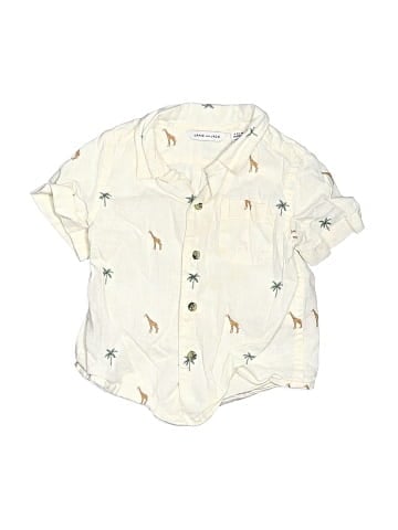 Janie and Jack Short Sleeve Button-Down Shirt (view 1)