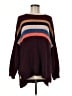American Eagle Outfitters 100% Polyester Color Block Burgundy Pullover Sweater Size M - photo 1